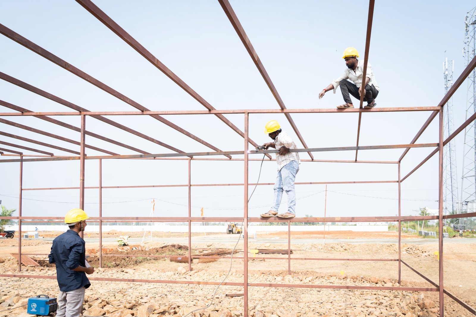 Structure erection