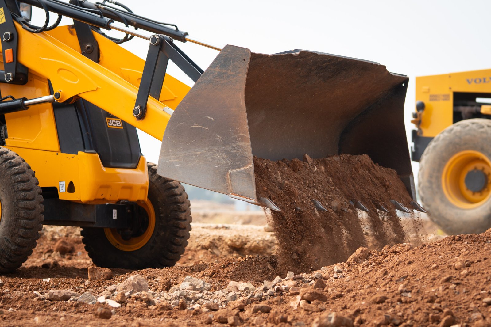 Site leveling work